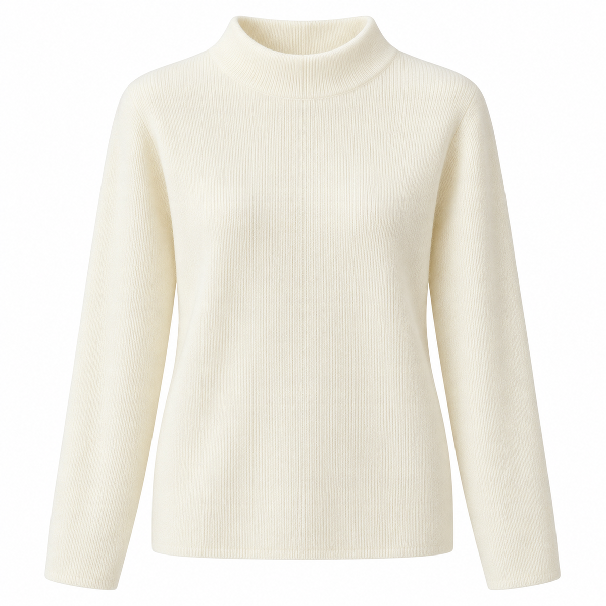 Jersey de Punto con Cuello Alto
