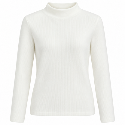 Jersey de Punto con Cuello Alto