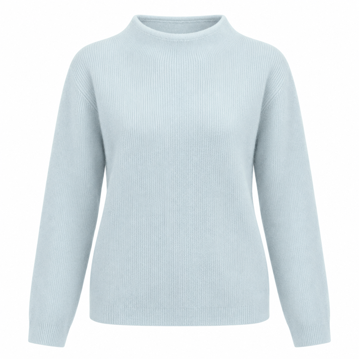 Jersey de Punto con Cuello Alto