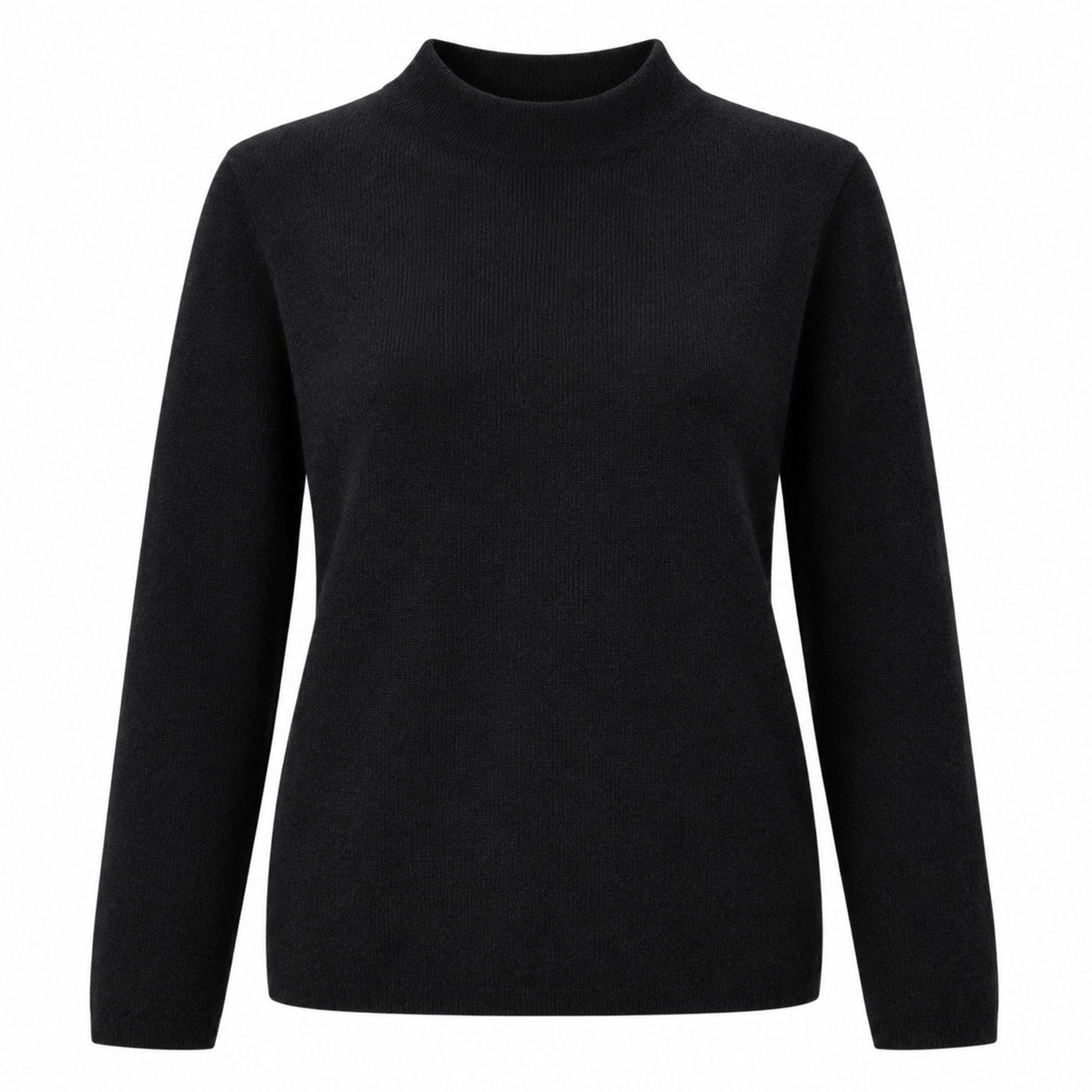 Jersey de Punto con Cuello Alto