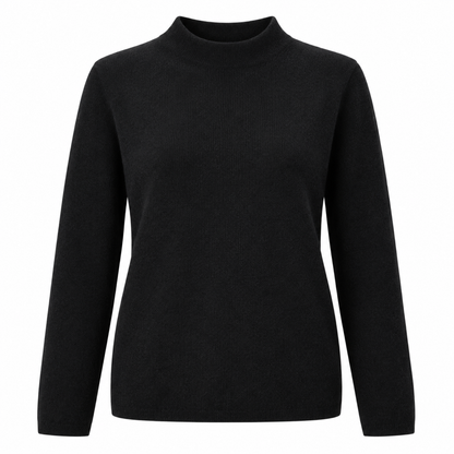 Jersey de Punto con Cuello Alto