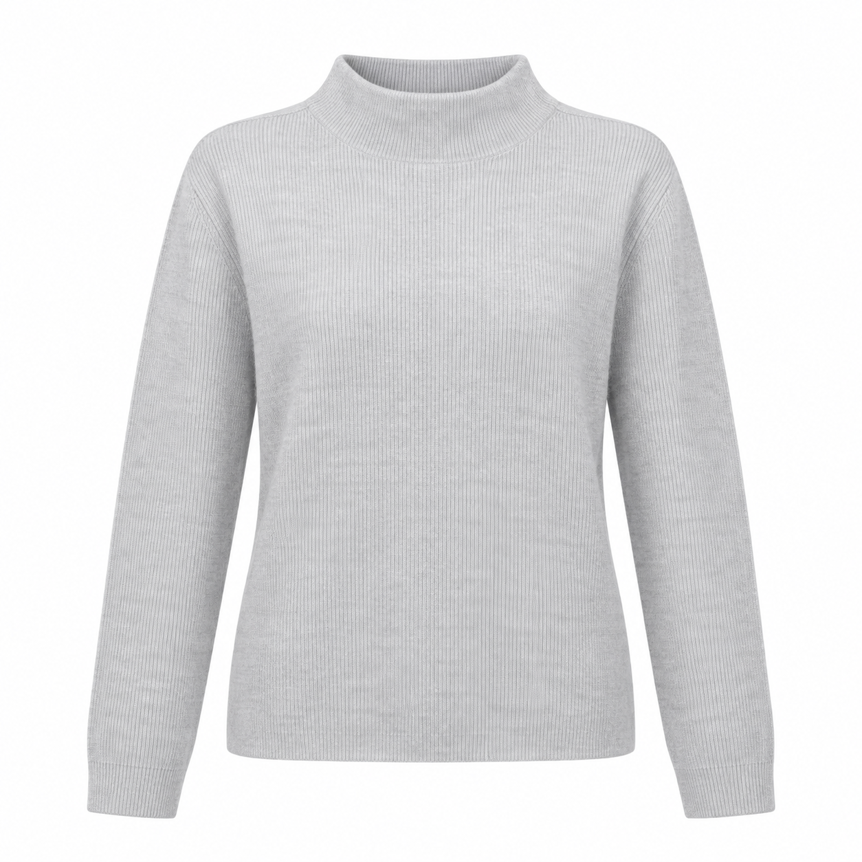 Jersey de Punto con Cuello Alto