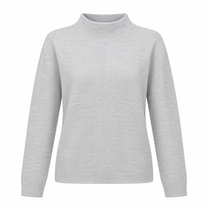 Jersey de Punto con Cuello Alto
