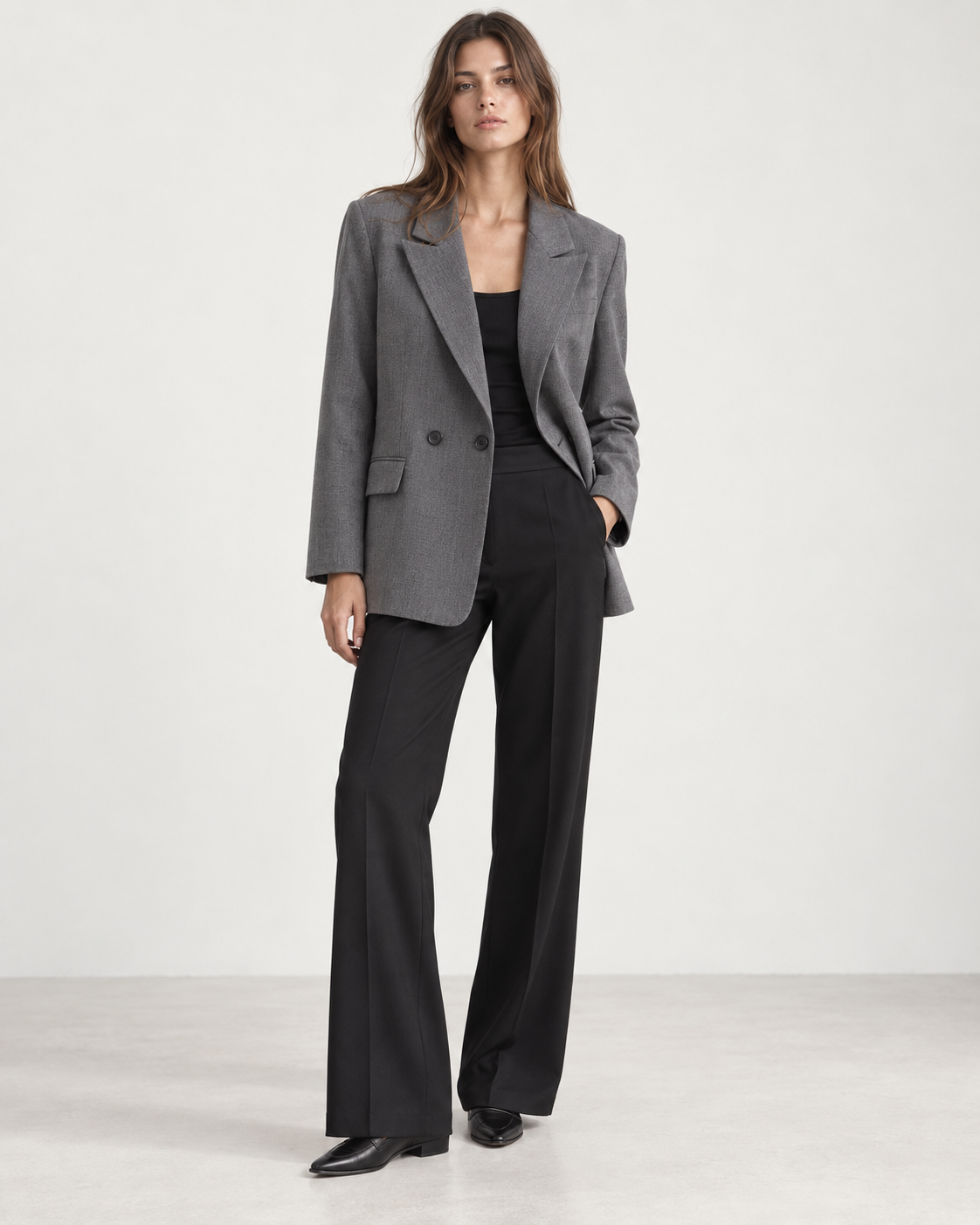 Blazer Recto de Doble Botonadura
