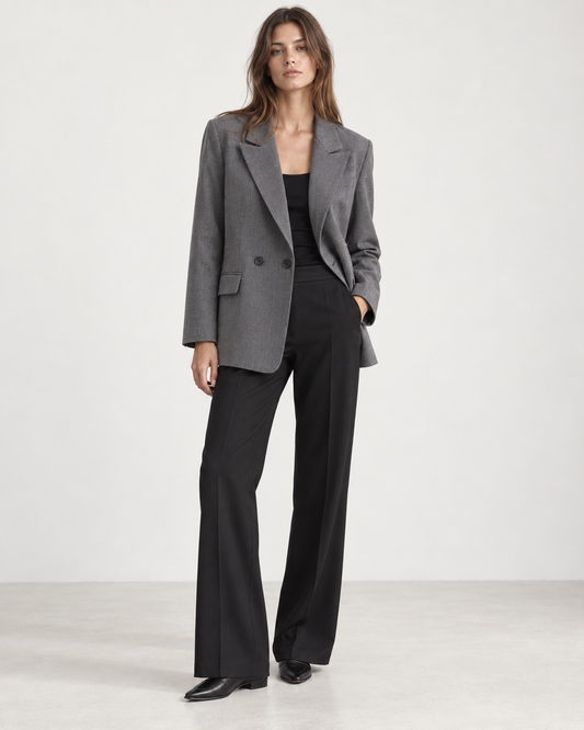Blazer Recto de Doble Botonadura