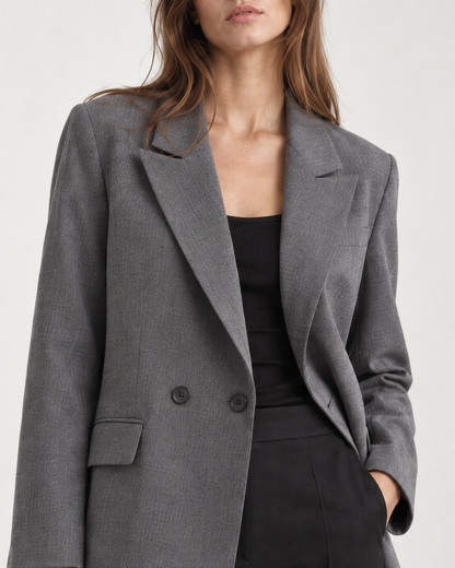 Blazer Recto de Doble Botonadura