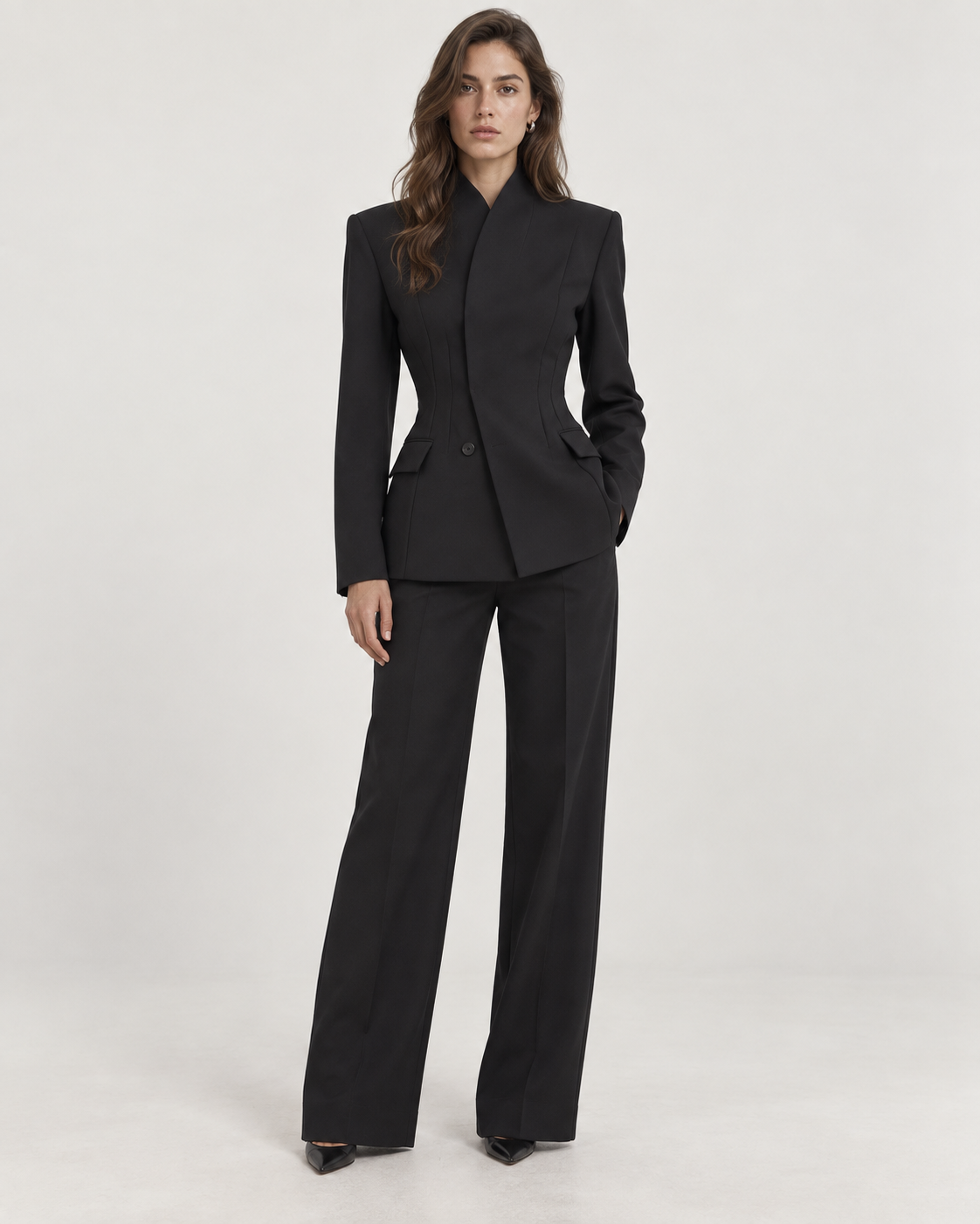 Traje Sastre Entallado de Chaqueta y Pantalón