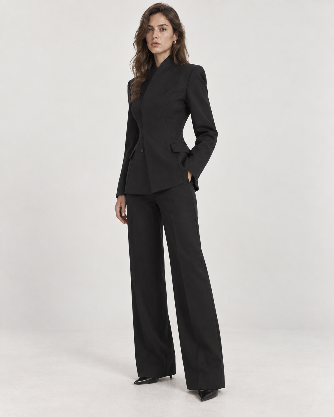 Traje Sastre Entallado de Chaqueta y Pantalón