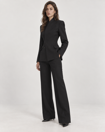 Traje Sastre Entallado de Chaqueta y Pantalón