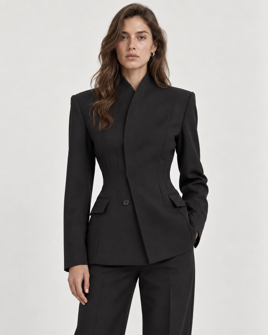 Traje Sastre Entallado de Chaqueta y Pantalón