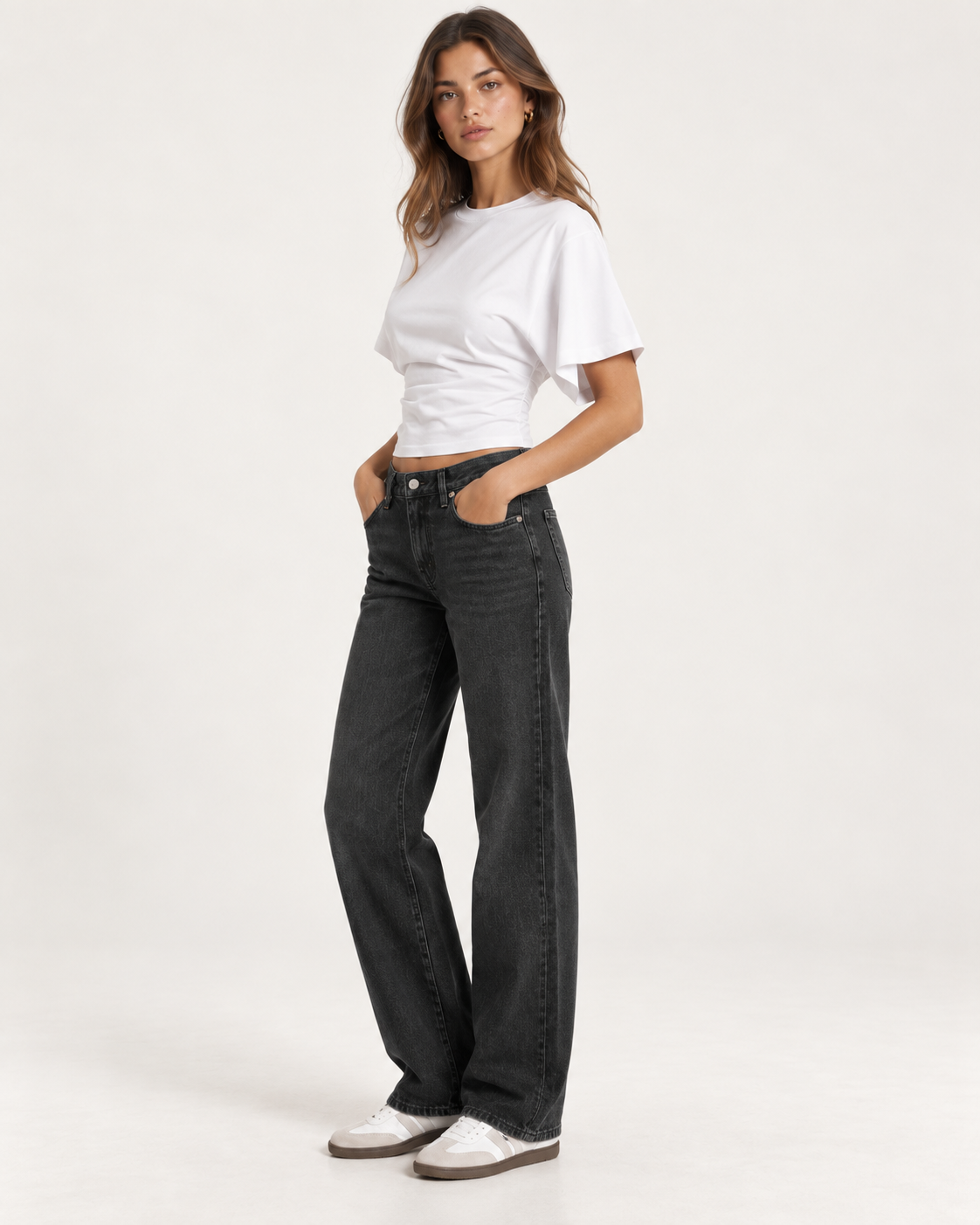 Top Corsetero Corto Gris Streetwear