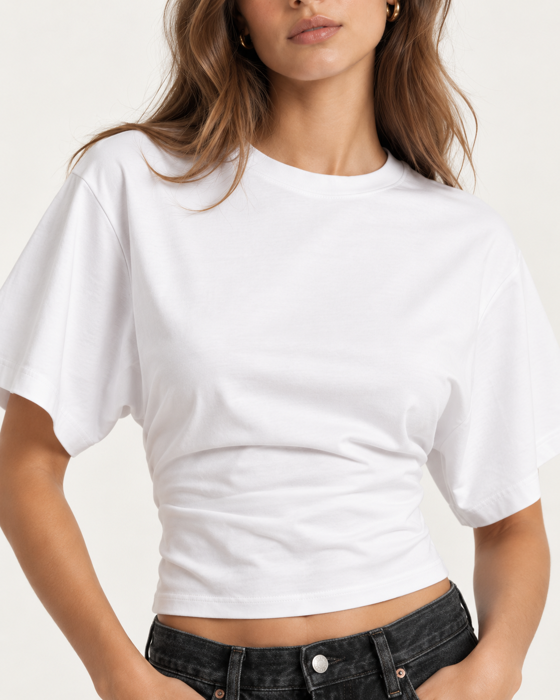 Top Corsetero Corto Gris Streetwear