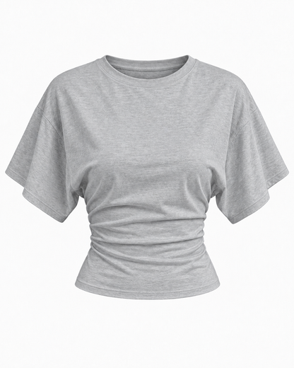 Top Corsetero Corto Gris Streetwear