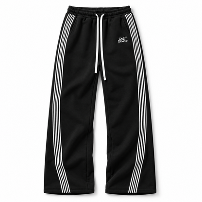 Pantalón Recto de Rayas