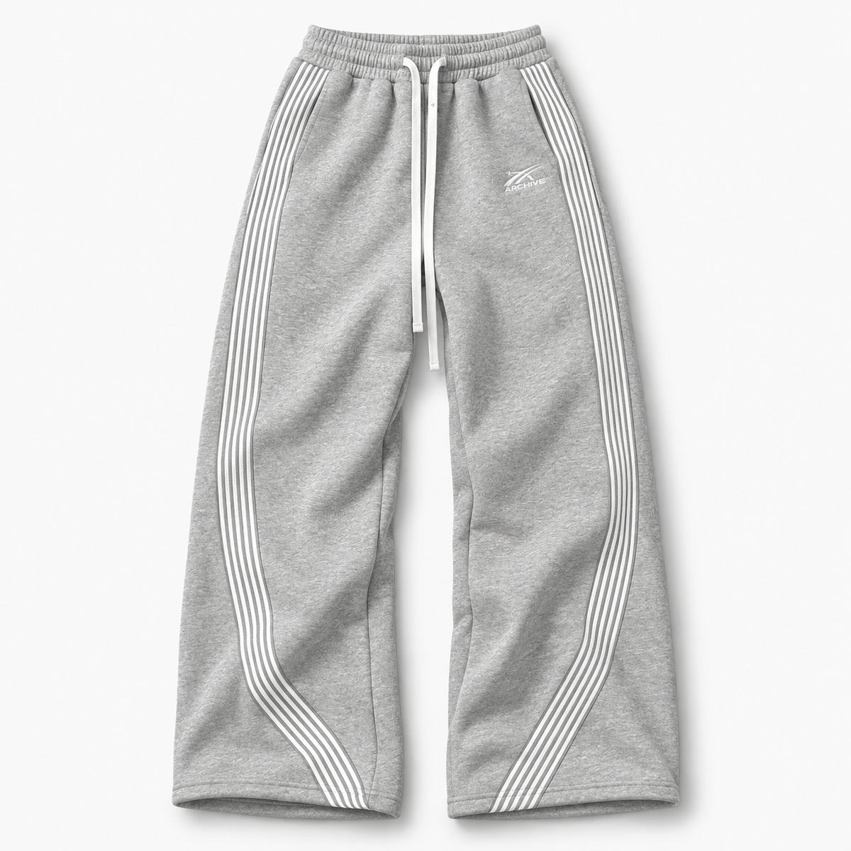 Pantalón Recto de Rayas