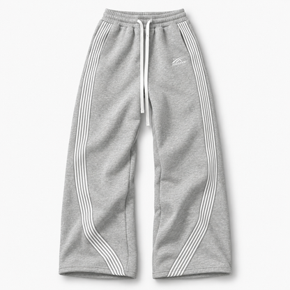 Pantalón Recto de Rayas