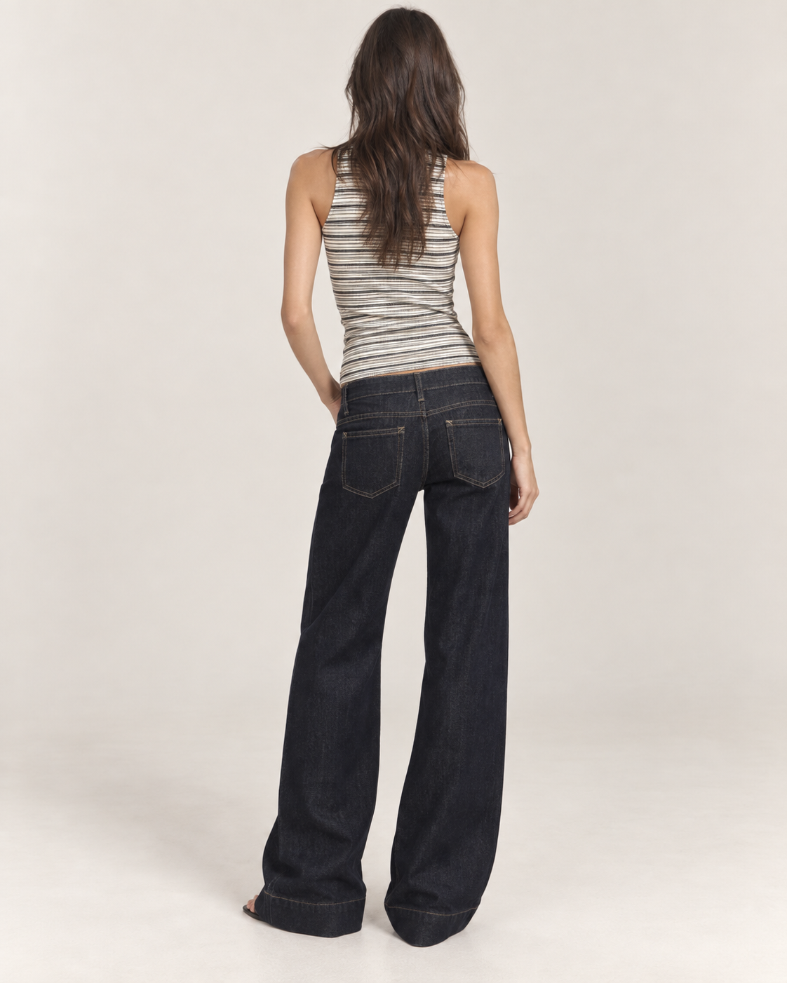 Vaqueros Wide Leg de Tiro Bajo
