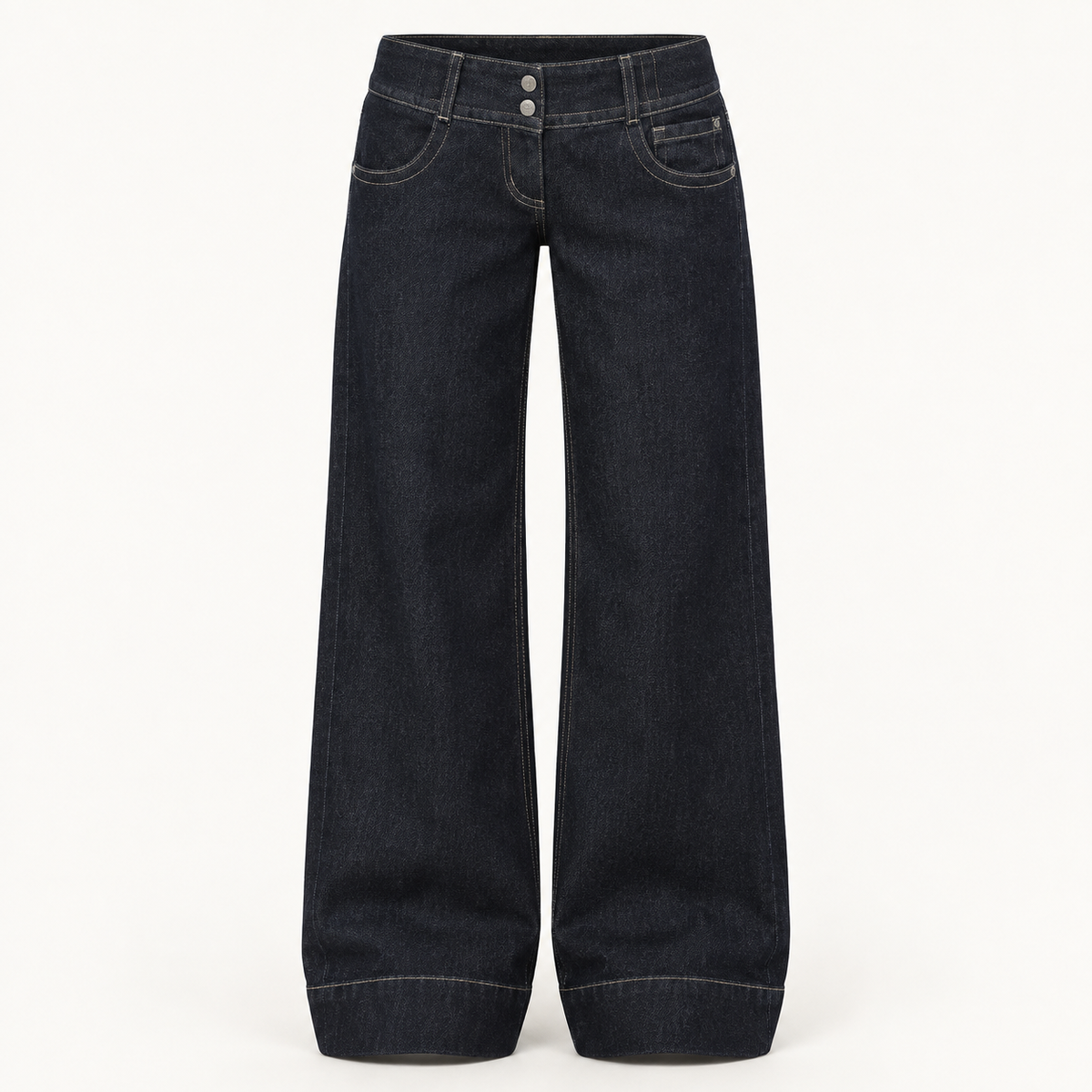 Vaqueros Wide Leg de Tiro Bajo
