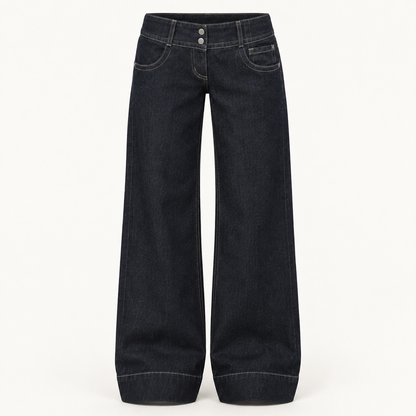 Vaqueros Wide Leg de Tiro Bajo