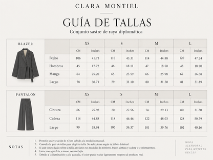 Traje Sastre Gris de Raya Diplomática con Lazada