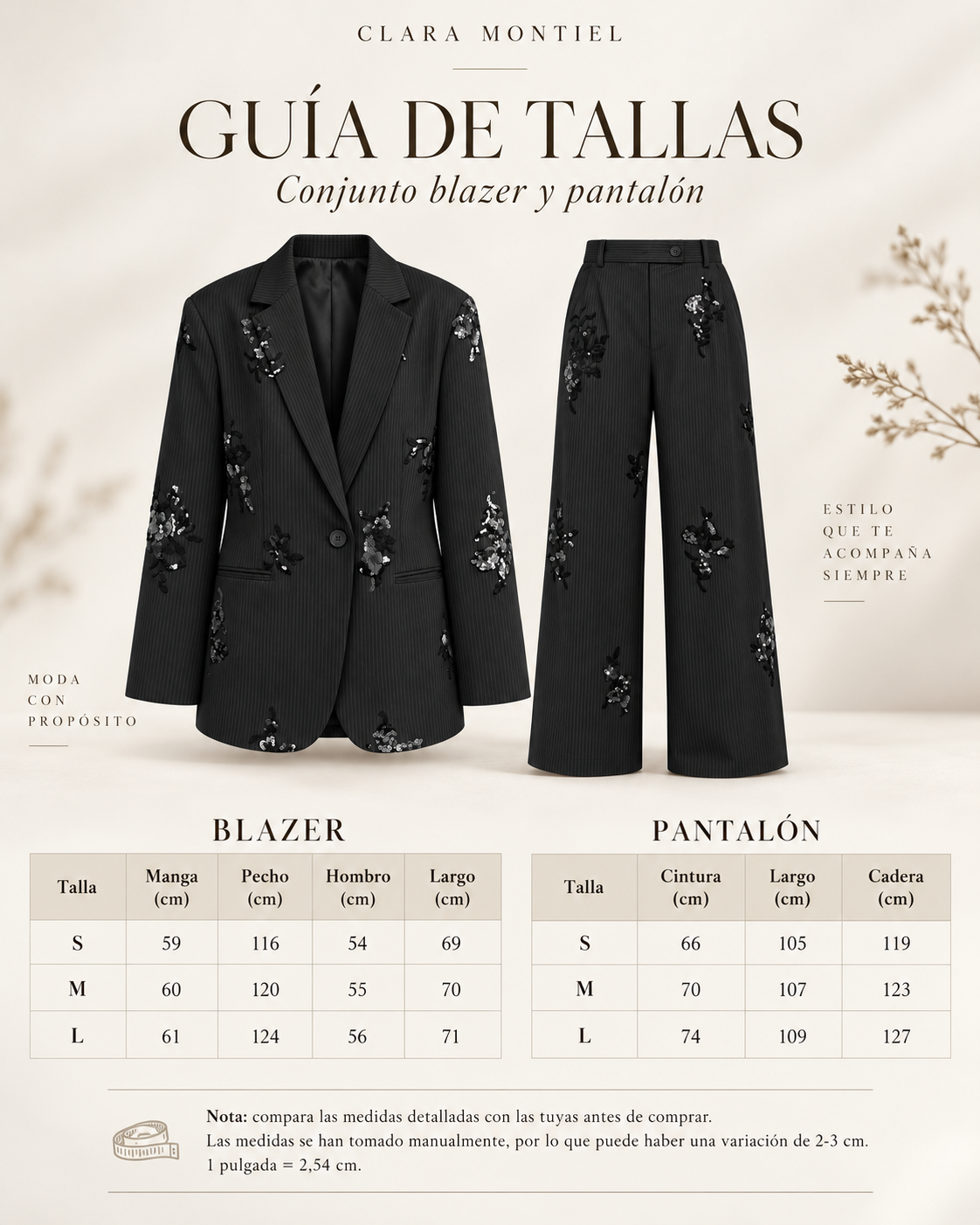 Conjunto Elegante de Camisa de Lentejuelas y Pantalón