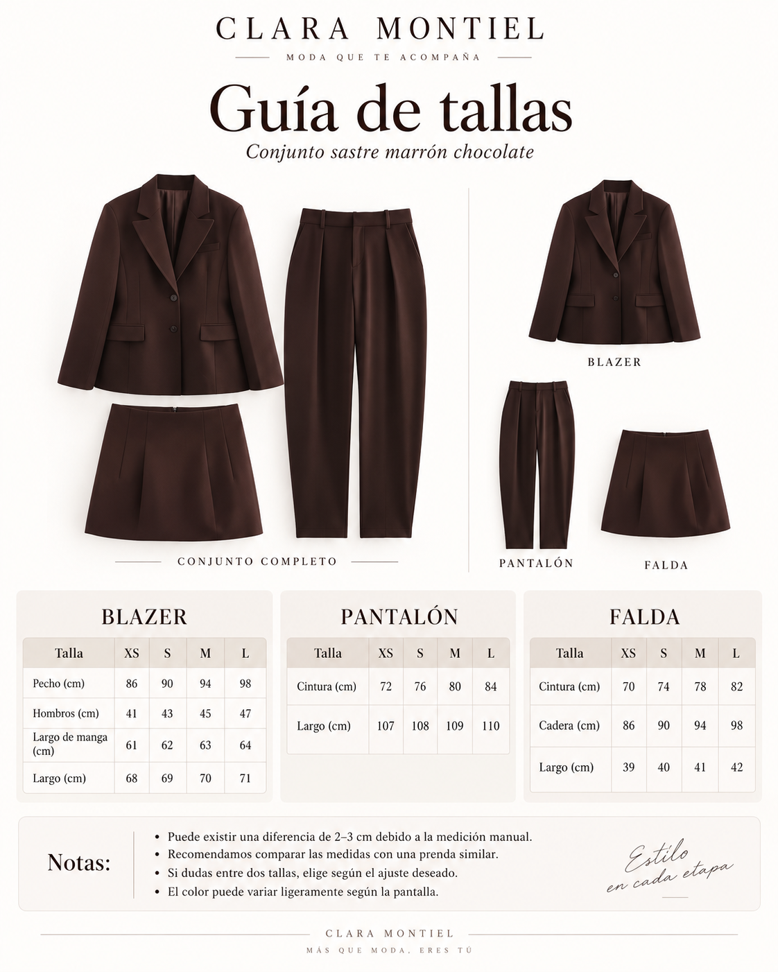 Conjunto Sastre Blazer y Pantalón