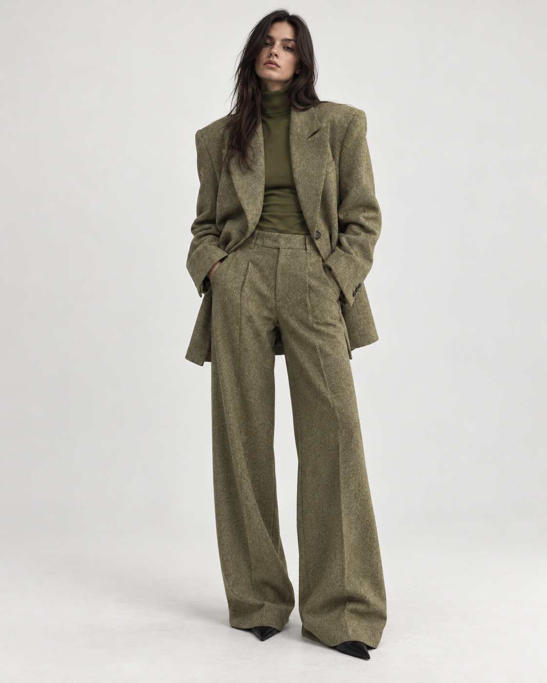 Conjunto Sastre Elegante de Blazer y Pantalón
