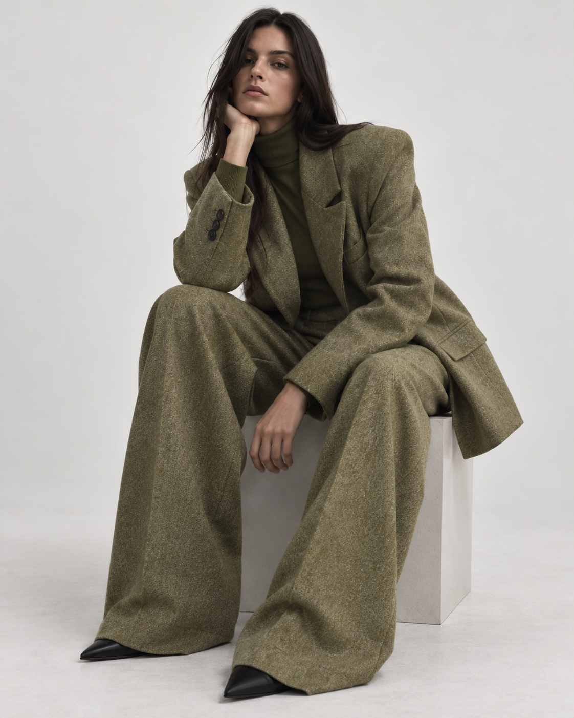 Conjunto Sastre Elegante de Blazer y Pantalón