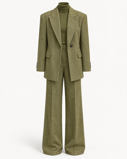 Conjunto Sastre Elegante de Blazer y Pantalón