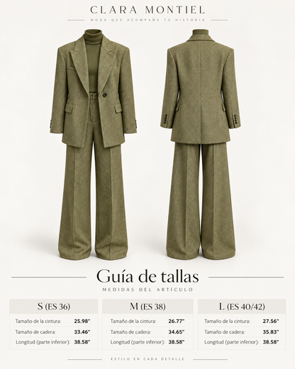 Conjunto Sastre Elegante de Blazer y Pantalón