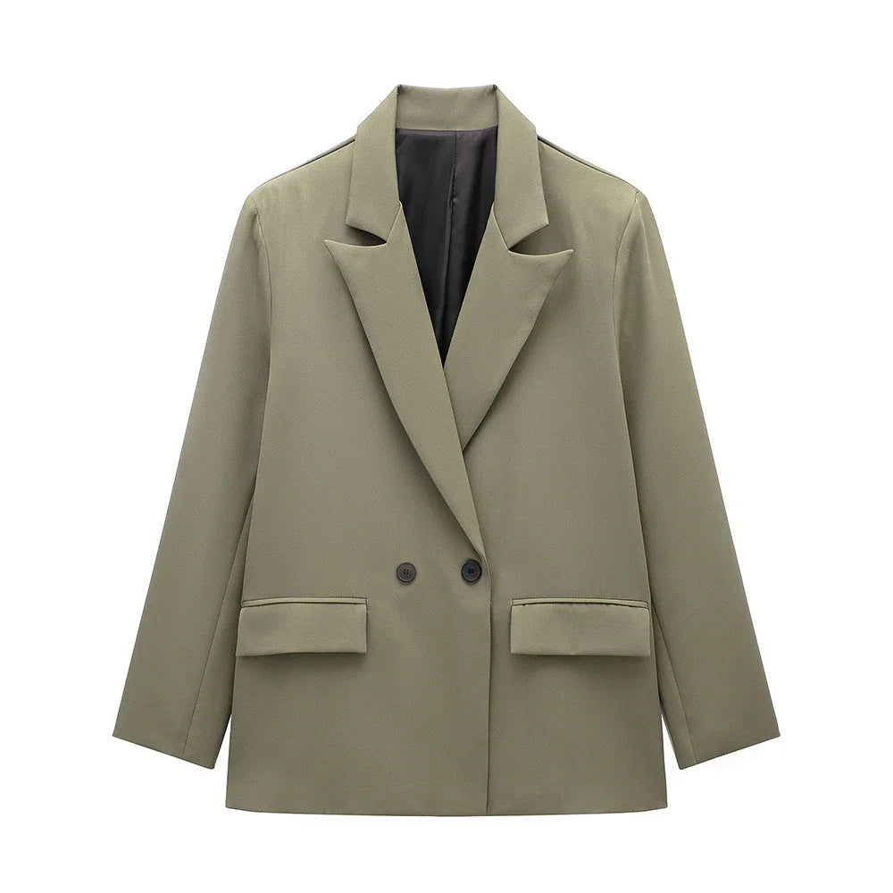 Blazer Recto de Doble Botonadura