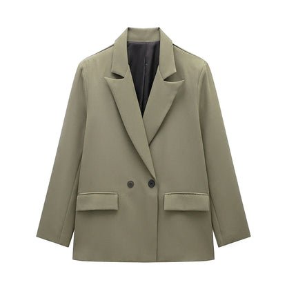 Blazer Recto de Doble Botonadura