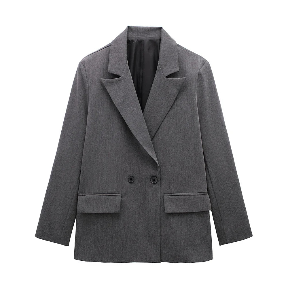 Blazer Recto de Doble Botonadura