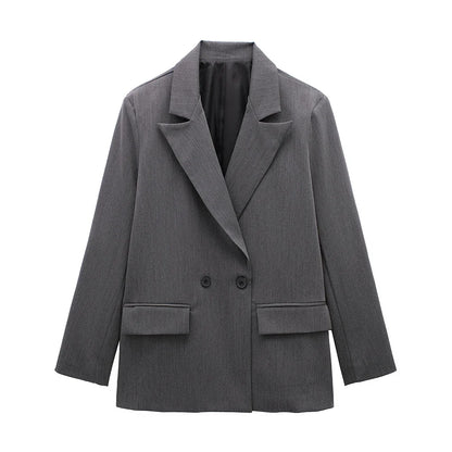 Blazer Recto de Doble Botonadura