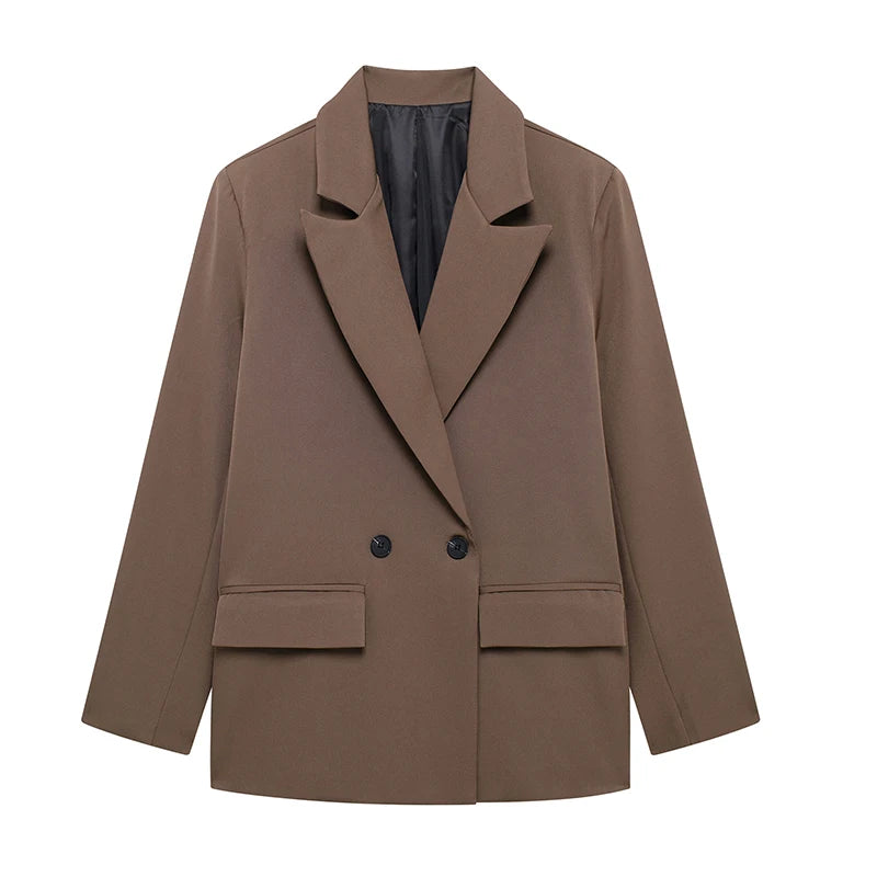 Blazer Recto de Doble Botonadura