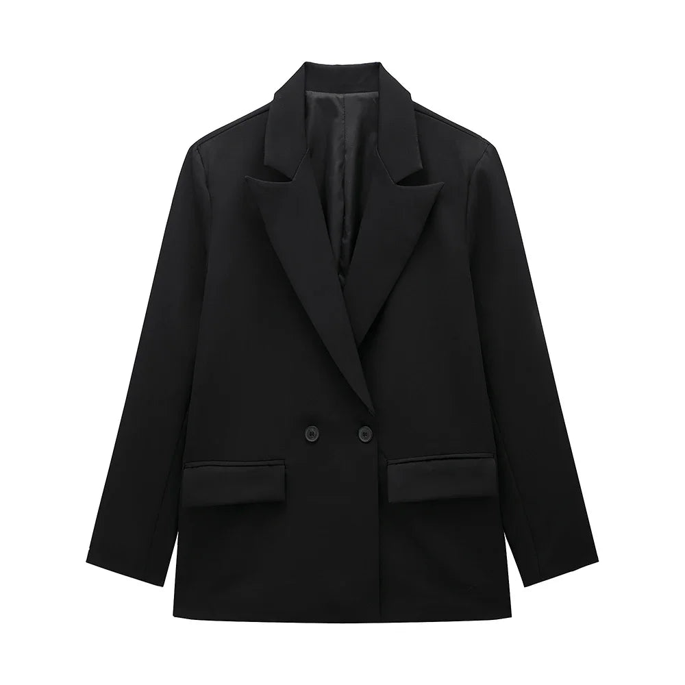 Blazer Recto de Doble Botonadura