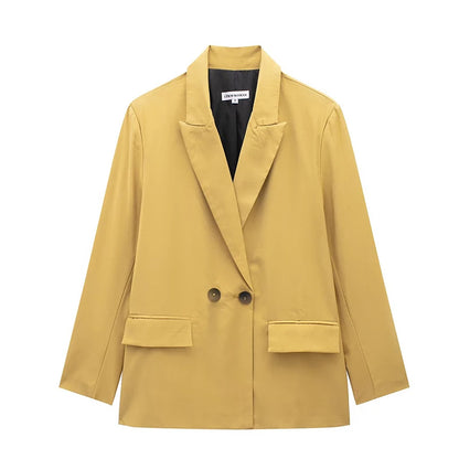 Blazer Recto de Doble Botonadura