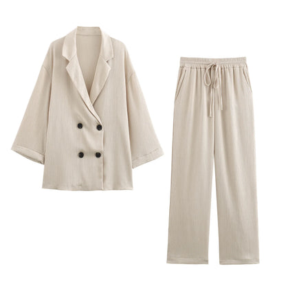 Conjunto Sastre Efecto Arrugado
