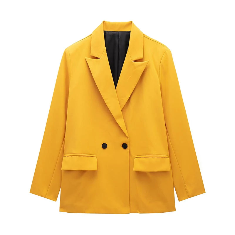 Blazer Recto de Doble Botonadura
