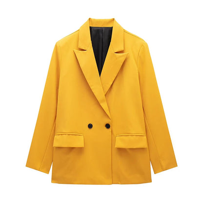 Blazer Recto de Doble Botonadura