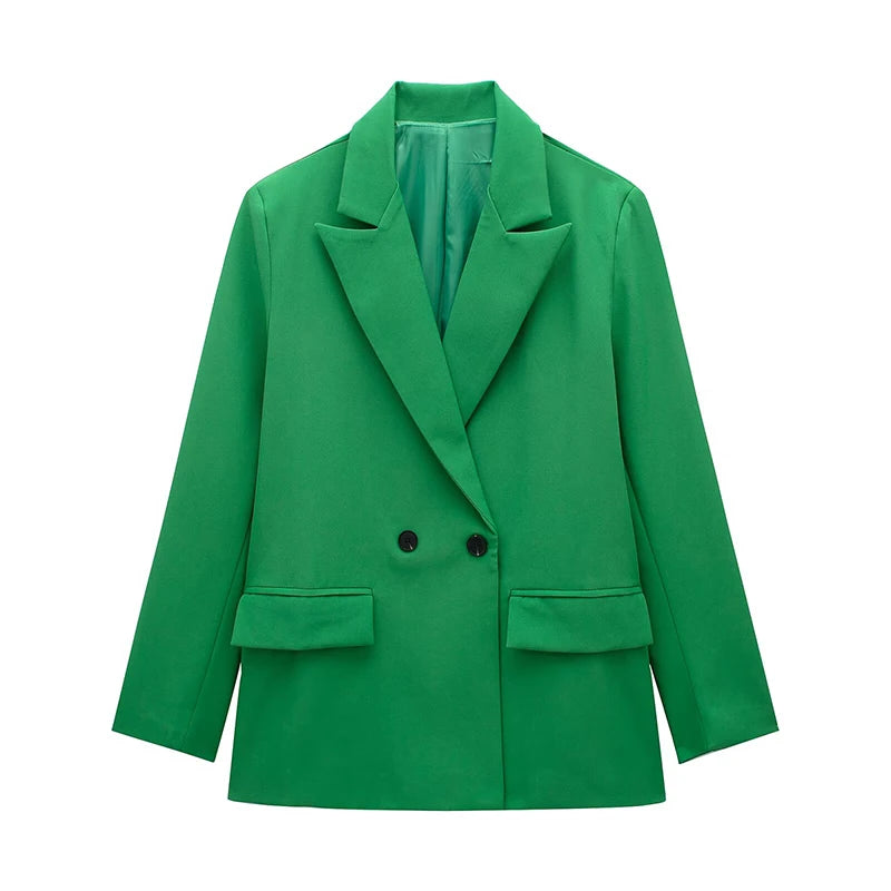Blazer Recto de Doble Botonadura