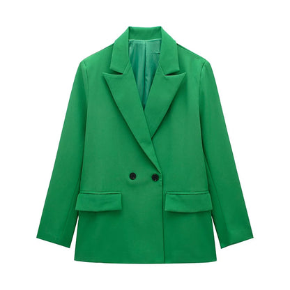 Blazer Recto de Doble Botonadura