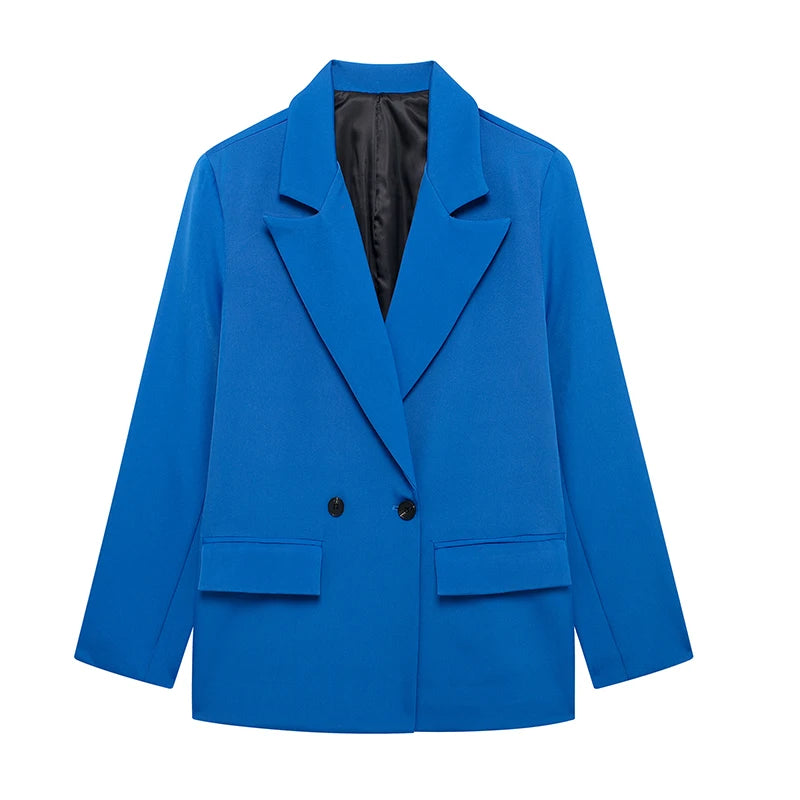 Blazer Recto de Doble Botonadura